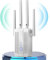 WLAN Verstärker 1200Mbit/s WLAN Repeater,Dualband 5GHz & 2.4GHz WiFi Repeater mit WPS | 1200 Mbit/s | Mit LAN/WAN Port| Einfache Einrichtung | Kompatibel Allen WLAN Geräten