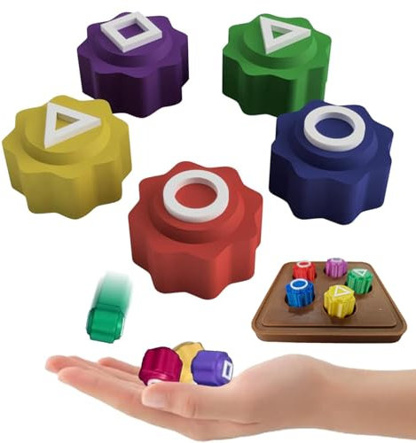 mohito Traditionelles Koreanisches Spiel,Gonggi Koreanisches Spiel,Gonggi Korean Game,Perfekte Spiele für Kinder und ErwachseneFür Freizeit und koordiniertes Spiel (Kunststoff)