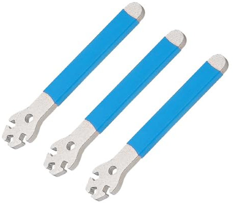 Breeshy 3-Teiliger Speichenschlüssel für Mountainbikes, Einstellungskorrektur, Installation des Stahlspeichenkappen-Werkzeugs