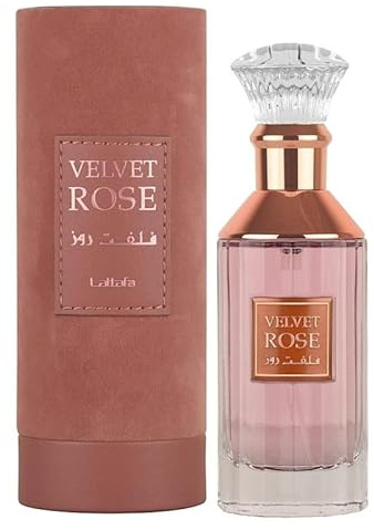 Velvet Rose Eau De Perfume - Long Lasting Unisex Perfume Arabian Oud Spray - Deodorant Perfumed Luxury Arabian Fragrance Spray Parfum Gift for Men & Women 100ml