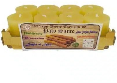 VELAS PALO SANTO. Aroma Sagrado. PALO SAGRADO. Contenido 8 UNIDADES. Purificacion, limpieza, proteccion. Hecho por artesanos en España.