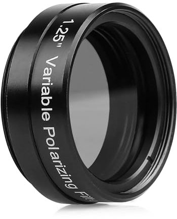 KEXIAO Filtre polarisant variable de 3,2 cm pour astronomie monoculaire et oculaire de visualisation de la lune pour planète