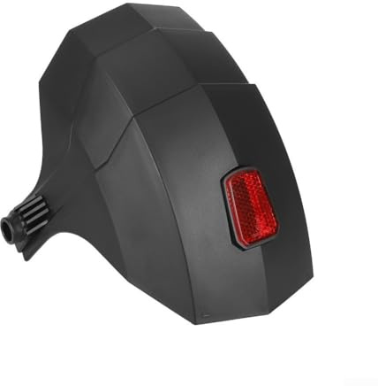 Snowchecking Spritzschutz hinten für Kukirin G3 G4 Elektroroller, Schutz für Kotflügel, Zubehör, schwarzer Kunststoff, 154 x 135 mm (schwarz)
