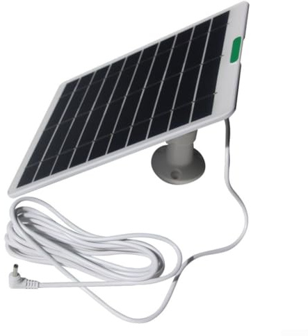 Chargeur de panneau solaire, câble d'alimentation magnétique résistant aux intempéries, pour Arlo Ultra Ultra 2 (+XL) Pro 3 Pro 4 (+XL) Pro 5 Go 2 (blanc)