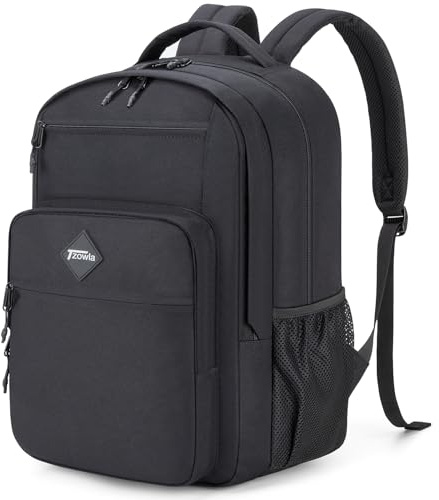 Tzowla Schulrucksack für Mädchen und Jungen im Teenageralter, 15,6 Zoll Laptop Tasche für 14 bis 18 Jährige, leichter Rucksack für Studenten