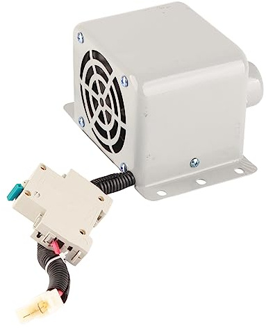 Haofy Auto-Heizung, 600–800 W, 2-Loch-Fenster-Defroster, Demister, Schnelle Erwärmung, Tragbare Elektrische Heizung für die Entfernung von Windschutzscheiben-Nebel Im Winter (12V)