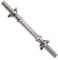 York Fitness Standard 1 Inch Spinlock Dumbbell Bar with Collars
