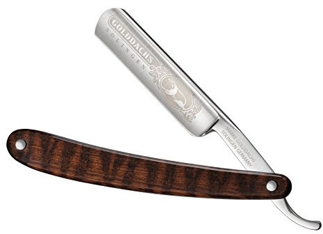 Golddachs Rasiermesser, blau, M