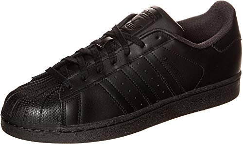 adidas Superstar Foundation Shoes, Scarpe da Ginnastica Uomo, Nero Core Black Core Black Core Black 667, 40 EU