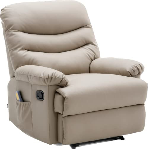 Astan Hogar Sillón Relax con Reclinación Manual, Masaje Y Termoterapia, Modelo Roma AH-AR30200AR