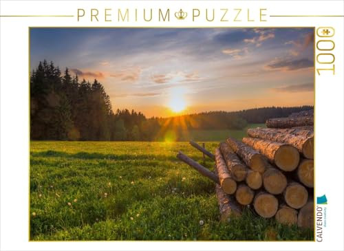 CALVENDO Puzzle Sonnenuntergang bei Annaberg | 1000 Teile Lege-Größe 64 x 48 cm Foto-Puzzle für glückliche Stunden