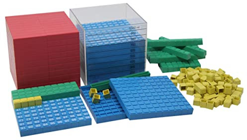 WISSNER aktiv lernen - Dienes Dezimal Rechensatz 132 Teile - RE-Plastic°