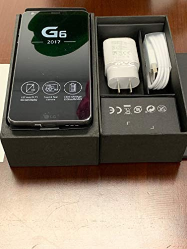 LG G6 Smartphone, entsperrt, 4G, Display: 5,7 Zoll, 4 GB, Nano-SIM, Android, Schwarz
