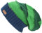 GURU SHOP Wollmütze, Nepalmütze, Patchwork Beanie - Grün, Herren/Damen, Synthetisch