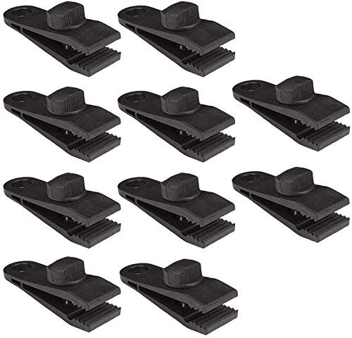 LATERN 10 Stück Planenclips, 8CM Zeltklammern aus Kunststoff Markisenklemme Sofortverriegelungsclip für Zelte Couch Cover Plane Bootsabdeckung Poolabdeckung Camping im Freien