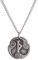 TEAMER Wikinger Runen Halskette Edelstahl Norse Runen Talisman Anhänger Wikinger Elder Futhark Ring Kreis Halskette Amulett Schmuck für Männer Frauen (THURISAZ)