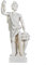 Dionysus Statue Bacchus Griechischer Gott des Weins Traubenernte Alabaster Skulptur 9,5 Zoll