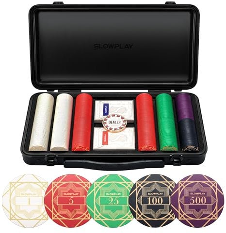 SLOWPLAY Poker-Set, Keramik… (300 pcs Numbered)
