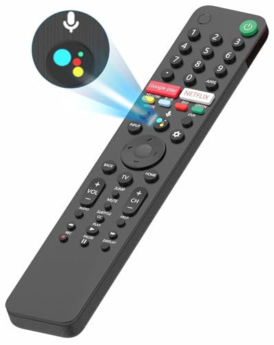 Universal Sony TV Remote for All Sony TV/RMF-TX500U Sony Smart TV Remote for All Sony LCD LED TV and Bravia XR 4/8K HDR Array LED TV with Smart Google TV w/one Year Warranty