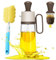 Oil and Vinegar Dispenser with Brush,2 in 1 Olive Oil Dispenser Bottle for Kitchen,Glass Oil Bottle with Silicone Brush for Cooking,Oil and Vinegar Dispenser 18.6oz with Cleaning Brush (Cocoa Brown) …