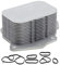 Frankberg Raffreddatore ad olio compatibile con Berlingo C2 C3 C4 C5 C-Max Fiesta Focus Mondeo 2 3 5 206 207 208 2008 308 3008 Partner 2003