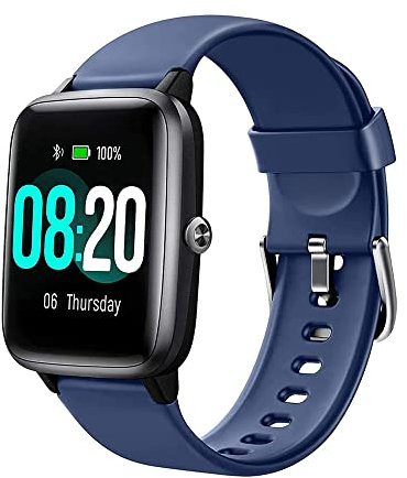 Yishark Pulseras de Repuesto para Fitness Tracker Correa ID205 ID205L ID205S ID205U Correa Repuesto de Reloj Deportivo Inteligente Pulseras Actividad Contador Pasos Calorías Podometro (Nuevo azul)