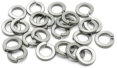 Hippo Hardware M20 (20mm) Spring Washers Rectangular Coil Split Lock Stainless Steel Washers (Pack of 5)