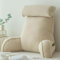 YIJOY Cuscino da Lettura con braccioli,Cuscino Schienale Divano,con Cuscino per Il Collo a Staccabile,per Leggere/Rilassarsi/Guardare La TV,75×40×50cm(with headrest)