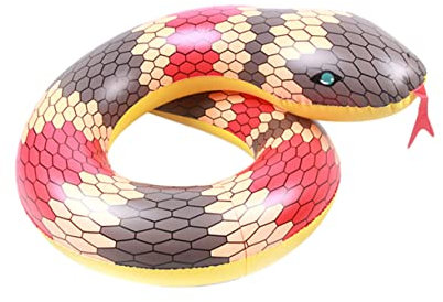 jojofuny Baby Schwimmring Für Für Kleinkinder Schlauchboote Schaumschlauch Tierschlauch Schwimmsitz Schlange Pool Floß Schwimmschlauch Aufblasbarer Schwimmring Float Schwimmring Donut Rot