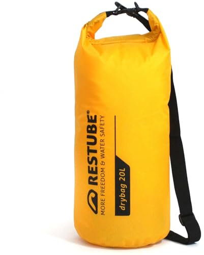 Restube Wasserdichter Drybag – Premium-Qualität für ultimativen Schutz | Vielseitig und geräumig | Ideal für Reisen, Wandern, Wasseraktivitäten | 100% wasserdicht und langlebig - [20L]