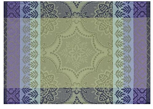 Le Jacquard Français 25565 Beschichtete Tischsets (2er Set) Bastide Olive 52X38 cm