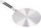 CHICIRIS Induction Hob Converter Plate, Stainless Steel Induction Adapter Plate, Heat Diffuser Induction Plate with Silicone Handle Cover, Hot Plate for Gas Hob, Induction Hob, Electric Cooker (24CM)