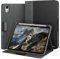 KingBlanc Hülle für iPad mini 7 (A17 Pro), iPad mini 7./6. Generation (2024/2021 8,3 Zoll) mit Pencil Halter, Smart Cover aus PU-Leder mit Standfunktion, Magnetverschluss, Schwarz