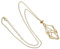 SEWACC Halskette Schnur Leerer Steinhalter Kristall Halter Kette Leer Halter Leerer Halter für Schmuck Heilkristall Schmuckherstellung DIY Zubehör Halskette Steinkäfig