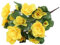 Wzxhew # Seide Begonie Busch - Künstliche Blumen Outdoor Decor - Gelb (Gelb, Einheitsgröße)