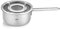 Fissler Pure Collection/Edelstahl-Stielkasserolle (Ø 16 cm, 1,4L) inkl. Glas-Deckel, Innenskalierung - Induktion