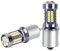 Bsxywa P21w LED Ampoules 1156 Ba15s 12V 24V, 60SMD Super Brillant Blanche 6000K, Pour Auto Voiture RV Camions DRL Feux de Jours, Feu de Recul, Feux de Brouillard arrière. (Lot De 2)