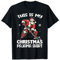 Funny Christmas Design For Women Men And Kids Weihnachtspyjama T-Shirt, Schwarz, Cartoon, Unisex, Kurzarm, Crew-Ausschnitt, Small, Winter