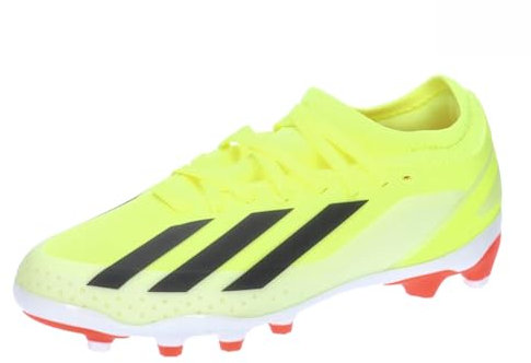 adidas Fußball - Schuhe Kinder - Nocken X Crazyfast League MG Solar Energy Kids gelbschwarzweiss 28
