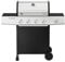 Comfort Garden 4-Burner BBQ Grill with Side Burner | 3008.70 sq cm Primary Cooking Area | Heavy-Duty Cast Iron Grids | 4x10,000 BTU Burners | Steel Construction | Black PE Finish