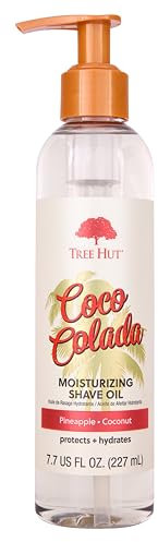 Tree Hut Bare Moisturising Shave Oil, Coco Colada, 7.7 fl oz, Gel-to-Oil Formula