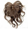 Haartopper für Frauen Körpergewellter Echthaar-Topper, Clip-in-Haarteil-Extensions, 25,4 cm, brasilianisches Remy-Haar, 10 x 12 cm Spitzenbasis-Topper, erhöhen das Haarvolumen for Frauen Haarteil ( Co