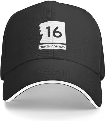 Baseballkappe Hip-Hop Sonnenhut NH-16 North Conway New Hampshire Baseball Cap Snapback Cap Golf Wear Damen Cap Herren
