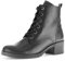 Gabor Damen Schnürstiefeletten, Frauen Stiefeletten,Moderate Mehrweite (G),Kurzstiefel,uebergangsschuhe,schwarz (Micro),43 EU / 9 UK