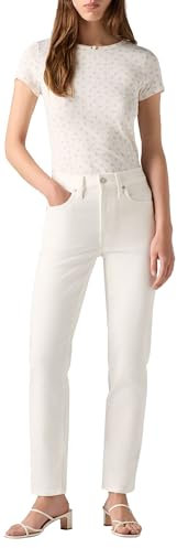 Levi's 724 High Rise Straight Cloud Dancer Deni