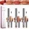 Mrettick 3PCS Lip Liner，Peel Off Lip Liner Tattoo, Peel Off Lip Stain, Long Lasting Lip Stain Peel Off, Infused with Hyaluronic Acid & Vitamin E, Makeup Gift for Women