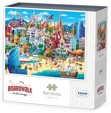 Barcelona by Boardwalk - Puzzle mit 1000 Teilen