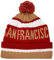 San Francisco Strickmütze mit Bommel, Wintermütze mit Bündchen, Sport-Fans, Geschenk, Dallas Blue, Einheitsgr��e