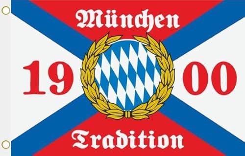 U24 Flagge Fahne München Tradition 1900 Hissflagge 90 x 150 cm