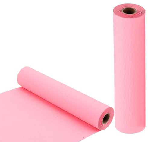 Papel de panal de abeja, rollo de papel de panal, material de embalaje, para envío de vajilla y embalaje de porcelana, almacenamiento, tazas, 30 cm x 30 m (rosa)